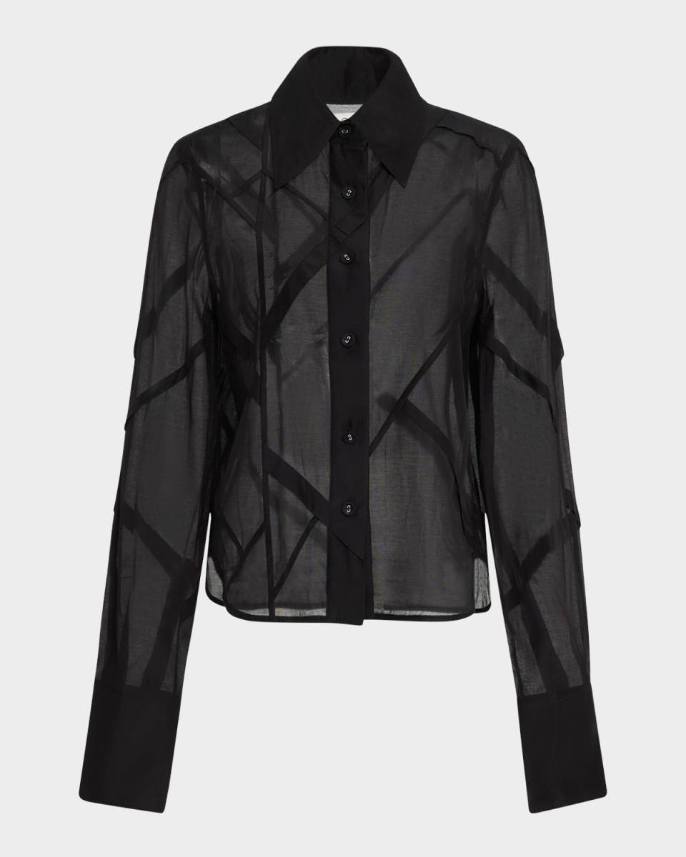 Parachute-Cuts Button-Down Shirt